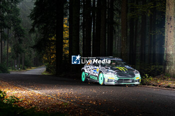 2024-10-18 - Oliver SOLBERG(Swe),Elliott EDMONDSON(Gbr) on a SKODA Fabia RS of a team TOKSPORT WRT 2 during WRC Central European Rally 17-20 October 2024 - WRC CENTRAL EUROPEAN RALLY - RALLY - MOTORS