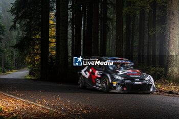 2024-10-18 - Sébastien OGIER(Fra),Vincent LANDAIS(Fra) on a TOYOTA GR Yaris Rally1 HYBRID of a team TOYOTA GAZOO RACING WRT during WRC Central European Rally 17-20 October 2024 - WRC CENTRAL EUROPEAN RALLY - RALLY - MOTORS