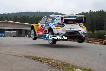 2024-10-19 - Grégoire MUNSTER(Lux),Louis LOUKA(Bel) on a FORD Puma Rally HYBRID of a team M-SPORT FORD WORLD RALLY TEAM during WRC Central European Rally 17-20 October 2024 - WRC CENTRAL EUROPEAN RALLY - RALLY - MOTORS