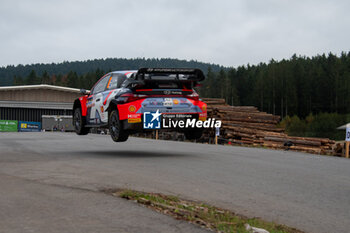 2024-10-19 - Ott TÄNAK(Est),Martin JÄRVEOJA(Est) on a HYUNDAI i20 N Rally1 HYBRID of a team HYUNDAI SHELL MOBIS WORLD RALLY TEAM during WRC Central European Rally 17-20 October 2024 - WRC CENTRAL EUROPEAN RALLY - RALLY - MOTORS