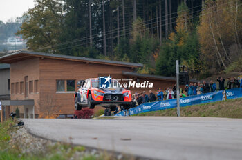 2024-10-19 - Ott TÄNAK(Est),Martin JÄRVEOJA(Est) on a HYUNDAI i20 N Rally1 HYBRID of a team HYUNDAI SHELL MOBIS WORLD RALLY TEAM during WRC Central European Rally 17-20 October 2024 - WRC CENTRAL EUROPEAN RALLY - RALLY - MOTORS