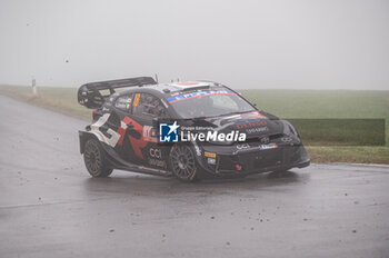 2024-10-19 - Takamoto KATSUTA(Jpn),Aaron JOHNSTON(Irl) on a TOYOTA GR Yaris Rally1 HYBRID of a team TOYOTA GAZOO RACING WRT during WRC Central European Rally 17-20 October 2024 - WRC CENTRAL EUROPEAN RALLY - RALLY - MOTORS