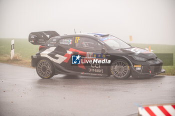 2024-10-19 - Sébastien OGIER(Fra),Vincent LANDAIS(Fra) on a TOYOTA GR Yaris Rally1 HYBRID of a team TOYOTA GAZOO RACING WRT during WRC Central European Rally 17-20 October 2024 - WRC CENTRAL EUROPEAN RALLY - RALLY - MOTORS