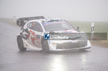 2024-10-19 - Sami PAJARI(Fin),Enni MÄLKÖNEN(Fin) on a TOYOTA GR Yaris Rally1 HYBRID of a team TOYOTA GAZOO RACING WRT during WRC Central European Rally 17-20 October 2024 - WRC CENTRAL EUROPEAN RALLY - RALLY - MOTORS