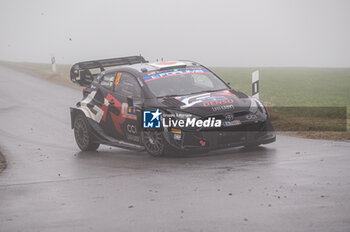 2024-10-19 - Takamoto KATSUTA(Jpn),Aaron JOHNSTON(Irl) on a TOYOTA GR Yaris Rally1 HYBRID of a team TOYOTA GAZOO RACING WRT during WRC Central European Rally 17-20 October 2024 - WRC CENTRAL EUROPEAN RALLY - RALLY - MOTORS