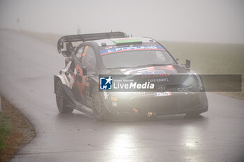 2024-10-19 - Elfyn EVANS(Gbr),Scott MARTIN (Gbr) on a TOYOTA GR Yaris Rally1 HYBRID of a team TOYOTA GAZOO RACING WRT during WRC Central European Rally 17-20 October 2024 - WRC CENTRAL EUROPEAN RALLY - RALLY - MOTORS