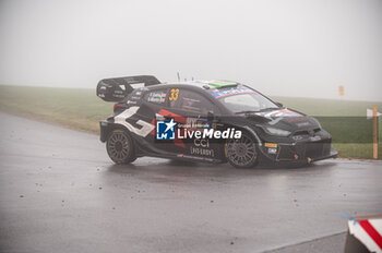 2024-10-19 - Elfyn EVANS(Gbr),Scott MARTIN (Gbr) on a TOYOTA GR Yaris Rally1 HYBRID of a team TOYOTA GAZOO RACING WRT during WRC Central European Rally 17-20 October 2024 - WRC CENTRAL EUROPEAN RALLY - RALLY - MOTORS