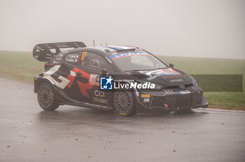 2024-10-19 - Sébastien OGIER(Fra),Vincent LANDAIS(Fra) on a TOYOTA GR Yaris Rally1 HYBRID of a team TOYOTA GAZOO RACING WRT during WRC Central European Rally 17-20 October 2024 - WRC CENTRAL EUROPEAN RALLY - RALLY - MOTORS