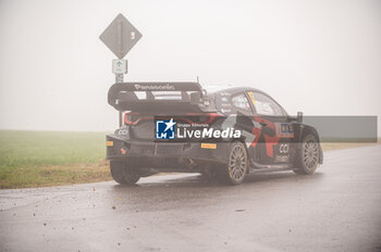 2024-10-19 - Sébastien OGIER(Fra),Vincent LANDAIS(Fra) on a TOYOTA GR Yaris Rally1 HYBRID of a team TOYOTA GAZOO RACING WRT during WRC Central European Rally 17-20 October 2024 - WRC CENTRAL EUROPEAN RALLY - RALLY - MOTORS