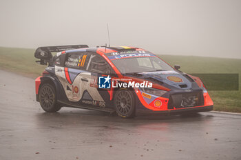 2024-10-19 - Thierry NEUVILLE(Bel),Martijn WYDAEGHE(Bel) on a HYUNDAI i20 N Rally1 HYBRID of a team HYUNDAI SHELL MOBIS WORLD RALLY TEAM during WRC Central European Rally 17-20 October 2024 - WRC CENTRAL EUROPEAN RALLY - RALLY - MOTORS