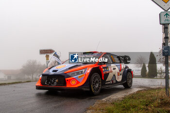 2024-10-19 - Thierry NEUVILLE(Bel),Martijn WYDAEGHE(Bel) on a HYUNDAI i20 N Rally1 HYBRID of a team HYUNDAI SHELL MOBIS WORLD RALLY TEAM during WRC Central European Rally 17-20 October 2024 - WRC CENTRAL EUROPEAN RALLY - RALLY - MOTORS