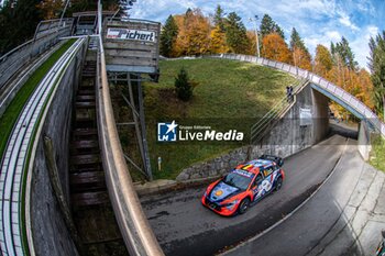 2024-10-20 - Thierry NEUVILLE(Bel),Martijn WYDAEGHE(Bel) on a HYUNDAI i20 N Rally1 HYBRID of a team HYUNDAI SHELL MOBIS WORLD RALLY TEAM during WRC Central European Rally 17-20 October 2024 - WRC CENTRAL EUROPEAN RALLY - RALLY - MOTORS