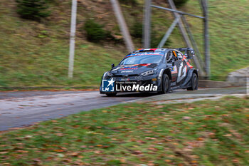 2024-10-20 - Sébastien OGIER(Fra),Vincent LANDAIS(Fra) on a TOYOTA GR Yaris Rally1 HYBRID of a team TOYOTA GAZOO RACING WRT during WRC Central European Rally 17-20 October 2024 - WRC CENTRAL EUROPEAN RALLY - RALLY - MOTORS