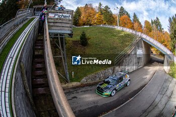 2024-10-20 - Oliver SOLBERG(Swe),Elliott EDMONDSON(Gbr) on a SKODA Fabia RS of a team TOKSPORT WRT 2 during WRC Central European Rally 17-20 October 2024 - WRC CENTRAL EUROPEAN RALLY - RALLY - MOTORS