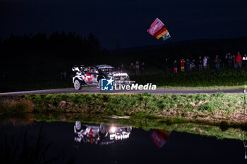 17/10/2024 - Driver Elfyn Evans And Co-Driver Scott Martin Of The Team Toyota Gazoo Racing Wrt, Toyota Gr Yaris Rally1 Hybrid ,They Face1st The Day Of The Race During,Fia World Rally Championship Wrc Central European Rally 2024 17 Oct, Bad Griesbach, Germany -   FIA WORLD RALLY CHAMPIONSHIP WRC CENTRAL EUROPEAN RALLY 2024  - RALLY - MOTORI