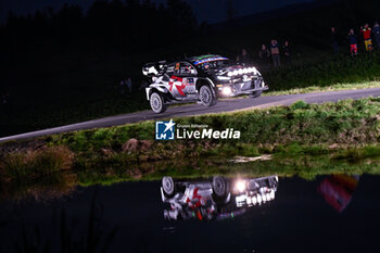 17/10/2024 - Driver Elfyn Evans And Co-Driver Scott Martin Of The Team Toyota Gazoo Racing Wrt, Toyota Gr Yaris Rally1 Hybrid ,They Face1st The Day Of The Race During,Fia World Rally Championship Wrc Central European Rally 2024 17 Oct, Bad Griesbach, Germany -   FIA WORLD RALLY CHAMPIONSHIP WRC CENTRAL EUROPEAN RALLY 2024  - RALLY - MOTORI