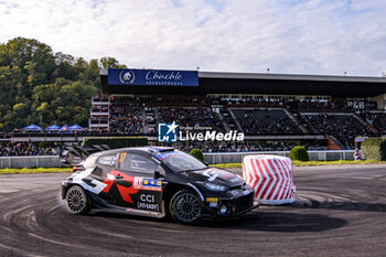 17/10/2024 - Driver Sebastien Ogier And Co-Driver Vincent Landais Of The Team Toyota Gazoo Racing Wrt,Toyota Gr Yaris Rally1 Hybrid,They Face1st The Day Of The Race During,Fia World Rally Championship Wrc Central European Rally 2024 17 Oct, Bad Griesbach, Germany -   FIA WORLD RALLY CHAMPIONSHIP WRC CENTRAL EUROPEAN RALLY 2024  - RALLY - MOTORI