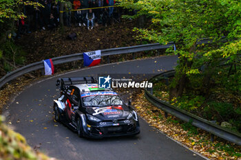 17/10/2024 - Driver Elfyn Evans And Co-Driver Scott Martin Of The Team Toyota Gazoo Racing Wrt, Toyota Gr Yaris Rally1 Hybrid ,They Face1st The Day Of The Race During,Fia World Rally Championship Wrc Central European Rally 2024 17 Oct, Bad Griesbach, Germany -   FIA WORLD RALLY CHAMPIONSHIP WRC CENTRAL EUROPEAN RALLY 2024  - RALLY - MOTORI