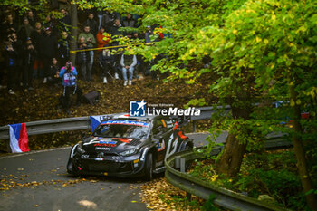 17/10/2024 - Driver Takamoto Katsuta And Co-DriverAaron Johnston Of Team Toyota Gazoo Racing Wrt, Toyota Gr Yaris Rally1 Hybrid,They Face 1st The Day Of The Race During,Fia World Rally Championship Wrc Central European Rally 2024 17 Oct, Bad Griesbach, Germany -   FIA WORLD RALLY CHAMPIONSHIP WRC CENTRAL EUROPEAN RALLY 2024  - RALLY - MOTORI