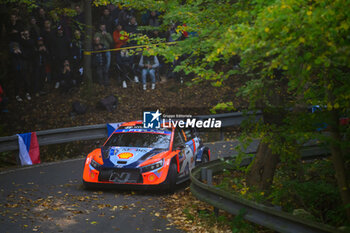 17/10/2024 - Driver Andreas Mikkelsen And Co-Driver Torstein Eriksen Of The Team Hyundai Shell Mobis World Rally Team,Hyundaii20 N Rally1 Hybrid,They Face1st The Day Of The Race During,Fia World Rally Championship Wrc Central European Rally 2024 17 Oct, Bad Griesbach, Germany -   FIA WORLD RALLY CHAMPIONSHIP WRC CENTRAL EUROPEAN RALLY 2024  - RALLY - MOTORI