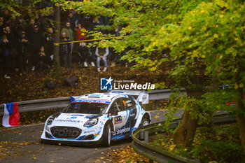 17/10/2024 - Driver Jourdan Serderidis And Co-Driver Frederic Miclotte Of The M-Sport Ford Wrt, Ford Puma Rally1 Hybrid,They Face1st The Day Of The Race During,Fia World Rally Championship Wrc Central European Rally 2024 17 Oct, Bad Griesbach, Germany -   FIA WORLD RALLY CHAMPIONSHIP WRC CENTRAL EUROPEAN RALLY 2024  - RALLY - MOTORI