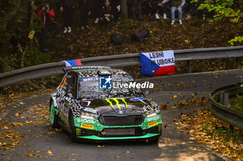 17/10/2024 - Driver Oliver Solber And Co-Driver Elliott Edmondson Of The Team Toksport Wrt 2 ,Skoda Fabia Rs Rally2,They Face1st The Day Of The Race During,Fia World Rally Championship Wrc Central European Rally 2024 17 Oct, Bad Griesbach, Germany -   FIA WORLD RALLY CHAMPIONSHIP WRC CENTRAL EUROPEAN RALLY 2024  - RALLY - MOTORI