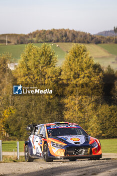 2024-10-20 - 11 NEUVILLE Thierry, WYDAEGHE Martijn, Hyundai I20 Rally1, action during the Central European Rally 2024, 12th round of the 2024 WRC World Rally Car Championship, from October 17 to 20, 2024 at Bad Griesbach, Germany - AUTO - WRC - CENTRAL EUROPEAN RALLY 2024 - RALLY - MOTORS