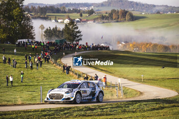 2024-10-20 - 19 SERDERIDIS Jourdan, MICLOTTE Frédéric, Ford Puma Rally1, action during the Central European Rally 2024, 12th round of the 2024 WRC World Rally Car Championship, from October 17 to 20, 2024 at Bad Griesbach, Germany - AUTO - WRC - CENTRAL EUROPEAN RALLY 2024 - RALLY - MOTORS