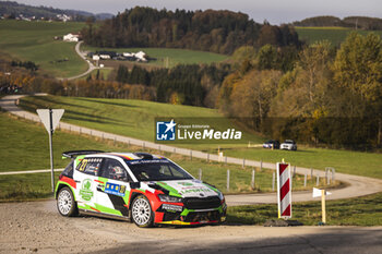 2024-10-20 - 27 KREMER Armin, KREMER Ella, Skoda Fabia RS Rally2, action during the Central European Rally 2024, 12th round of the 2024 WRC World Rally Car Championship, from October 17 to 20, 2024 at Bad Griesbach, Germany - AUTO - WRC - CENTRAL EUROPEAN RALLY 2024 - RALLY - MOTORS