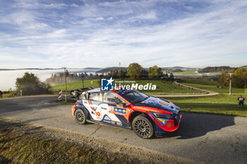 2024-10-20 - 09 MIKKELSEN Andreas, ERIKSEN Torstein, Hyundai I20 Rally1, action during the Central European Rally 2024, 12th round of the 2024 WRC World Rally Car Championship, from October 17 to 20, 2024 at Bad Griesbach, Germany - AUTO - WRC - CENTRAL EUROPEAN RALLY 2024 - RALLY - MOTORS