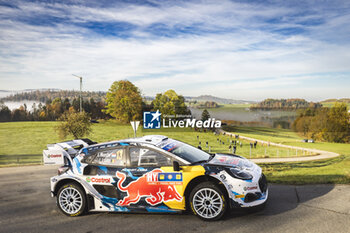 2024-10-20 - 13 MUNSTER Gregoire, LOUKA Louis, Ford Puma Rally1, action during the Central European Rally 2024, 12th round of the 2024 WRC World Rally Car Championship, from October 17 to 20, 2024 at Bad Griesbach, Germany - AUTO - WRC - CENTRAL EUROPEAN RALLY 2024 - RALLY - MOTORS