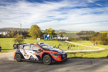 2024-10-20 - 08 TANAK Ott, JARVEOJA Martin, Hyundai I20 Rally1, action during the Central European Rally 2024, 12th round of the 2024 WRC World Rally Car Championship, from October 17 to 20, 2024 at Bad Griesbach, Germany - AUTO - WRC - CENTRAL EUROPEAN RALLY 2024 - RALLY - MOTORS