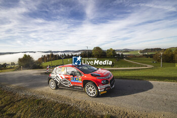 2024-10-20 - 22 GRYAZIN Nikolay, ALEKSANDROV Konstantin, Citroen C3 Rally2, action during the Central European Rally 2024, 12th round of the 2024 WRC World Rally Car Championship, from October 17 to 20, 2024 at Bad Griesbach, Germany - AUTO - WRC - CENTRAL EUROPEAN RALLY 2024 - RALLY - MOTORS