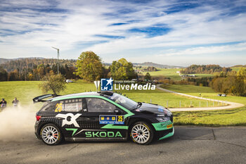 2024-10-20 - 25 GREENSMITH Gus, ANDERSSON Jonas, Skoda Fabia RS Rally2, action during the Central European Rally 2024, 12th round of the 2024 WRC World Rally Car Championship, from October 17 to 20, 2024 at Bad Griesbach, Germany - AUTO - WRC - CENTRAL EUROPEAN RALLY 2024 - RALLY - MOTORS