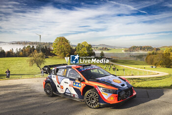 2024-10-20 - 11 NEUVILLE Thierry, WYDAEGHE Martijn, Hyundai I20 Rally1, action during the Central European Rally 2024, 12th round of the 2024 WRC World Rally Car Championship, from October 17 to 20, 2024 at Bad Griesbach, Germany - AUTO - WRC - CENTRAL EUROPEAN RALLY 2024 - RALLY - MOTORS