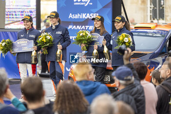 2024-10-20 - 48 SCHÖNBORN Claire, HAIN Jara, Ford Fiesta Rally3, podium, portrait during the Central European Rally 2024, 12th round of the 2024 WRC World Rally Car Championship, from October 17 to 20, 2024 at Bad Griesbach, Germany - AUTO - WRC - CENTRAL EUROPEAN RALLY 2024 - RALLY - MOTORS