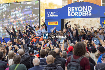 2024-10-20 - TANAK Ott, Hyundai I20 Rally1, portrait, podium, portrait during the Central European Rally 2024, 12th round of the 2024 WRC World Rally Car Championship, from October 17 to 20, 2024 at Bad Griesbach, Germany - AUTO - WRC - CENTRAL EUROPEAN RALLY 2024 - RALLY - MOTORS