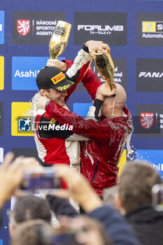 2024-10-20 - GRYAZIN Nikolay, Citroen C3 Rally2, portrait, podium, portrait during the Central European Rally 2024, 12th round of the 2024 WRC World Rally Car Championship, from October 17 to 20, 2024 at Bad Griesbach, Germany - AUTO - WRC - CENTRAL EUROPEAN RALLY 2024 - RALLY - MOTORS