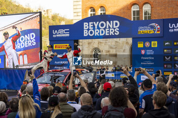 2024-10-20 - GRYAZIN Nikolay, Citroen C3 Rally2, portrait, podium, portrait during the Central European Rally 2024, 12th round of the 2024 WRC World Rally Car Championship, from October 17 to 20, 2024 at Bad Griesbach, Germany - AUTO - WRC - CENTRAL EUROPEAN RALLY 2024 - RALLY - MOTORS