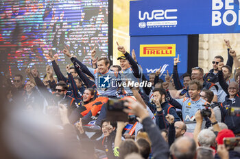 2024-10-20 - TANAK Ott, Hyundai I20 Rally1, portrait, podium, portrait during the Central European Rally 2024, 12th round of the 2024 WRC World Rally Car Championship, from October 17 to 20, 2024 at Bad Griesbach, Germany - AUTO - WRC - CENTRAL EUROPEAN RALLY 2024 - RALLY - MOTORS