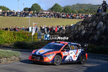 2024-11-21 - Driver Thierry Neuville And Co-Driver Martijn Wydaeghe Of The Team Hyundai Shell Mobis World Rally Team,Hyundai I20 N Rally1 Hybrid,They Face In Shakedown,During Fia World Rally Championship Wrc FORUM8 Rally Japan 2024 19 November, Okazaki Japan - FIA WORLD RALLY CHAMPIONSHIP  WRC FORUM8 RALLY JAPAN 2024  - RALLY - MOTORS