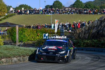 2024-11-21 - Driver Sebastien Ogier And Co-Driver Vincent Landais Of The Team Toyota Gazoo Racing Wrt,Toyota Gr Yaris Rally1 Hybrid,They Face In Shakedown,During Fia World Rally Championship Wrc FORUM8 Rally Japan 2024 19 November, Okazaki Japan - FIA WORLD RALLY CHAMPIONSHIP  WRC FORUM8 RALLY JAPAN 2024  - RALLY - MOTORS