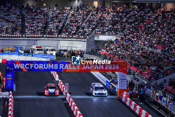 2024-11-21 - Atmosphere Ss1 Toyota Stadium,During Fia World Rally Championship Wrc FORUM8 Rally Japan 2024 19 November, Okazaki Japan - FIA WORLD RALLY CHAMPIONSHIP  WRC FORUM8 RALLY JAPAN 2024  - RALLY - MOTORS