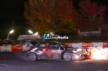 2024-11-22 - Driver Elfyn Evans And Co-Driver Scott Martin Of The Team Toyota Gazoo Racing Wrt, Toyota Gr Yaris Rally1 Hybrid ,They Face 2nd The Day Of The Race During Fia World Rally Championship Wrc FORUM8 Rally Japan 2024 22 November, Okazaki Japan - FIA WORLD RALLY CHAMPIONSHIP  WRC FORUM8 RALLY JAPAN 2024  - RALLY - MOTORS