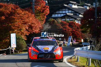 2024-11-22 - Driver Thierry Neuville And Co-Driver Martijn Wydaeghe Of The Team Hyundai Shell Mobis World Rally Team,Hyundai I20 N Rally1 Hybrid,They Face 2nd The Day Of The Race During Fia World Rally Championship Wrc FORUM8 Rally Japan 2024 22 November, Okazaki Japan - FIA WORLD RALLY CHAMPIONSHIP  WRC FORUM8 RALLY JAPAN 2024  - RALLY - MOTORS