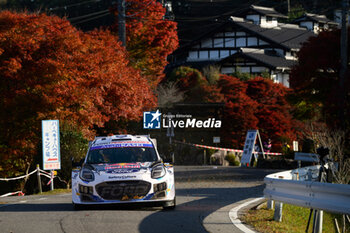 2024-11-22 - Driver Gregoire Munster And Co-Driver Louis Louka Of The Team M-Sport Ford World Rally Team Ford Puma Rally1 Hybrid,They Face 2nd The Day Of The Race During Fia World Rally Championship Wrc FORUM8 Rally Japan 2024 22 November, Okazaki Japan - FIA WORLD RALLY CHAMPIONSHIP  WRC FORUM8 RALLY JAPAN 2024  - RALLY - MOTORS