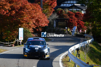 2024-11-22 - Driver Sami Pajari And Co-Driver Enni Malkonen Of The Teamprintsport Toyota Gr Yaris Rally2 ,They Face 2nd The Day Of The Race During Fia World Rally Championship Wrc FORUM8 Rally Japan 2024 22 November, Okazaki Japan - FIA WORLD RALLY CHAMPIONSHIP  WRC FORUM8 RALLY JAPAN 2024  - RALLY - MOTORS