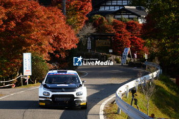 2024-11-22 - Drive Nikolay Gryazin And Co-Driver Konstantin Aleksandrov Of The Team Aec - Dg Sport Competition Citroen C3 ,They Face 2nd The Day Of The Race During Fia World Rally Championship Wrc FORUM8 Rally Japan 2024 22 November, Okazaki Japan - FIA WORLD RALLY CHAMPIONSHIP  WRC FORUM8 RALLY JAPAN 2024  - RALLY - MOTORS