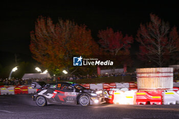 2024-11-22 - Driver Elfyn Evans And Co-Driver Scott Martin Of The Team Toyota Gazoo Racing Wrt, Toyota Gr Yaris Rally1 Hybrid ,They Face 2nd The Day Of The Race During Fia World Rally Championship Wrc FORUM8 Rally Japan 2024 22 November, Okazaki Japan - FIA WORLD RALLY CHAMPIONSHIP  WRC FORUM8 RALLY JAPAN 2024  - RALLY - MOTORS