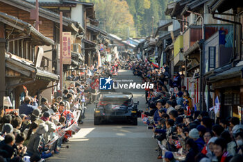 2024-11-23 - Driver Takamoto Katsuta And Co-DriverAaron Johnston Of Team Toyota Gazoo Racing Wrt, Toyota Gr Yaris Rally1 Hybrid,They Face 3rd The Day Of The Race During Fia World Rally Championship Wrc FORUM8 Rally Japan 2024 23 November, Okazaki Japan -  FIA WORLD RALLY CHAMPIONSHIP  WRC FORUM8 RALLY JAPAN 2024 - RALLY - MOTORS